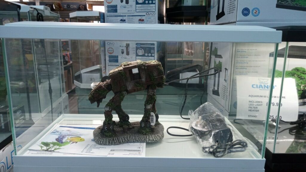 Ciano Aqua 60 in White aquarium complete set up Friendly Fish Aquatics