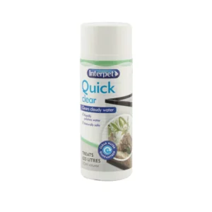Interpet-quick clear for keeping your tank clear of all those small particles that irritate your fish.