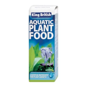 King British plant food. Promotes healthy plant growth in aquariums and cold water.