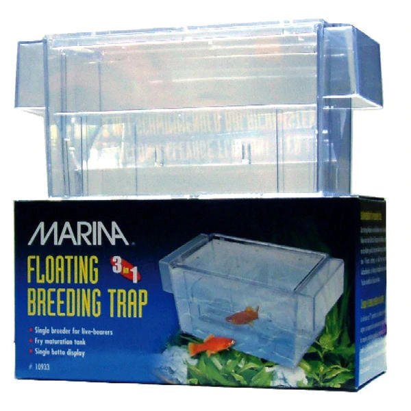 Marina floating breeding trap 3 in 1. This is perfect for breeding live bearing tropical fish or segregating sick fish.