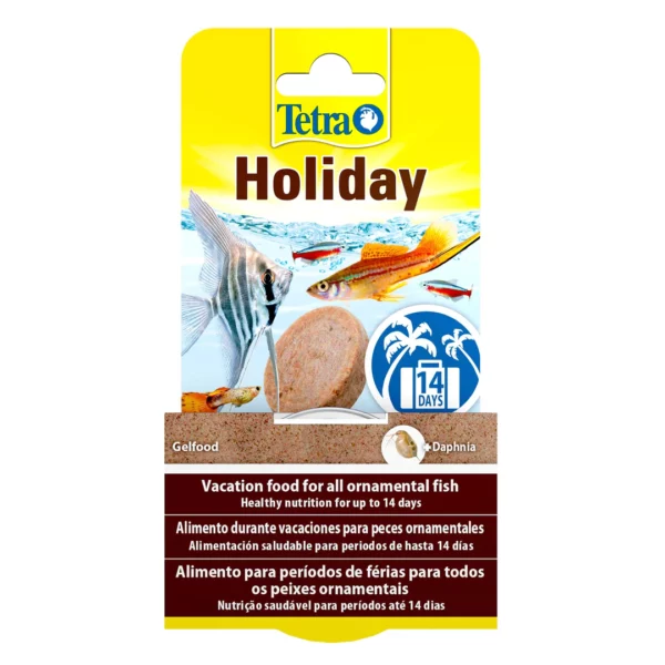 Tetra holiday food. Vacation food for all tropical fish.