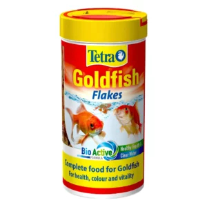 Tetra goldfish flake the nutritionally balanced food for goldfish