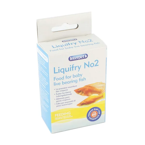 Interpet liquifry no2 food for baby live bearing fish