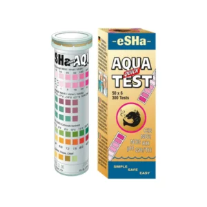 Esha aqua check test kit. Good water quality is essential for happy healthy fish and plants. By testing your water regularly you can help to ensure long lives.