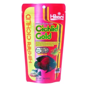 Hikari cichlid gold floating pellets. This food is suitable for all cichlids and larger tropical fish.