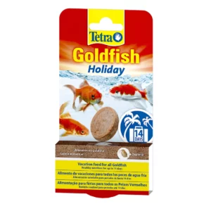 tetra goldfish holiday food. Food for goldfish for when you go on holiday will last up to 14 days