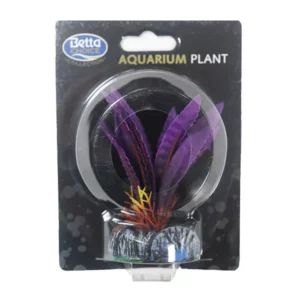 Betta Choice Aquarium Plant - A great high quality decorative silk plant. With a weighted base they are sturdy and are a great choice for brightening up your home aquarium.