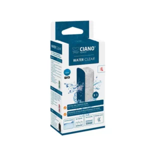 Ciano Water Clear & Protection cartridge is a replacement chemical adsorbing media to fit filters in Ciano aquariums. It removes substances that are harmful to your fish and keeps the water crystal clear and odourless. It also helps prevent the growth of algae.