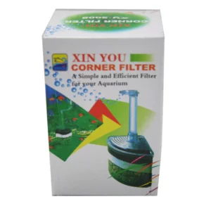 Corner Filter Small (XY-2008) is an ideal filter for keeping Shrimp, raising young fish and for quarantine and hospital tanks. For use with an air pump (not included, we recommend a Betta AP-2000). This filter is of a 'corner-fit' design and is free-standing. Recommended for aquariums up to 40L.