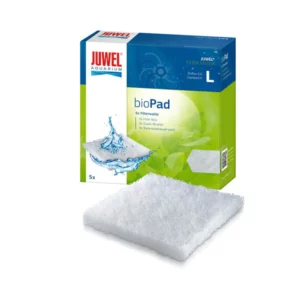 JUWEL Bio pad is used to catch coarse particles of dirt in the water. As a mechanical pre-filter, it protects the filter from rapid soiling and means that you don't have to clean the other filter media as often
