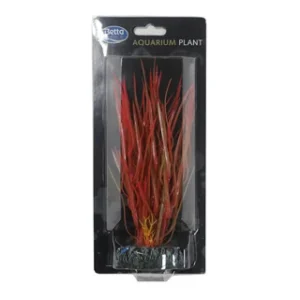 Betta Choice Plastic 20cm Red / Green Plant packaging and product