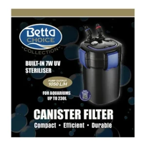 Betta Choice 1050 UV Canister Filter < 230L box