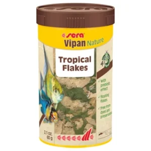 sera vipan nature tropical flakes 250ml pot