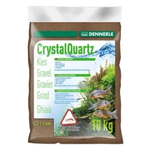 Dennerle Crystal Quartz Gravel Dark Brown 10kg product