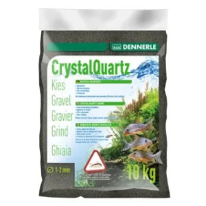 Dennerle Crystal Quartz Gravel Diamond Black 10kg product
